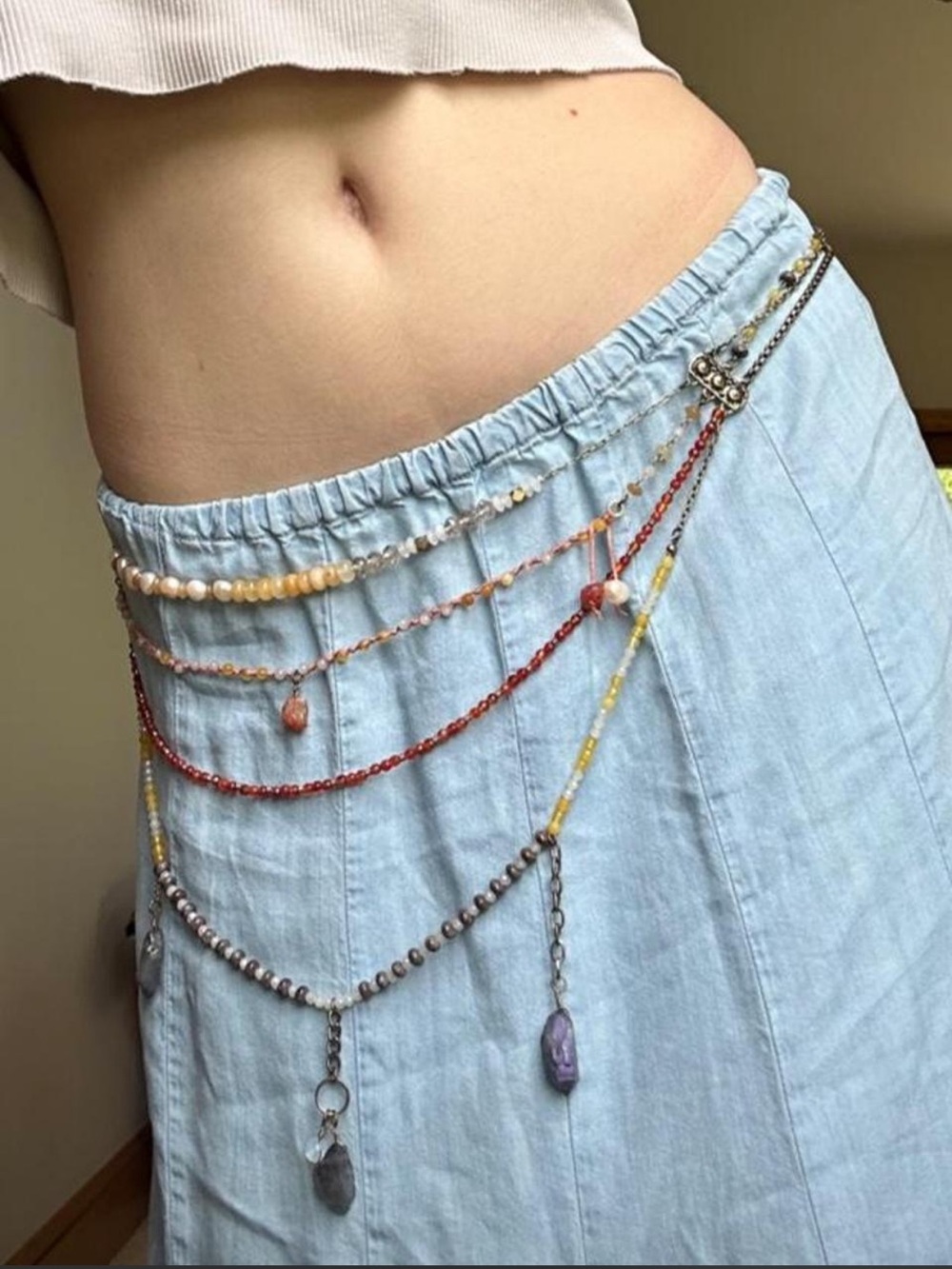 NWOT Free People Arin Belly Chain